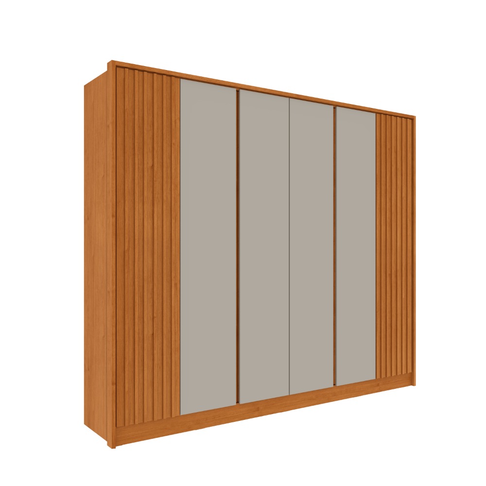 Guarda Roupa Roupeiro Barcelona 6 portas Tcil - Image 5