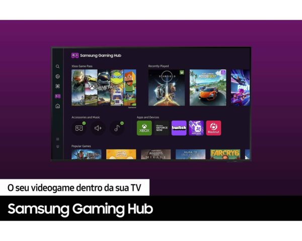 Smart Big TV 75" UHD 4K 75DU7700 Samsung - Image 3