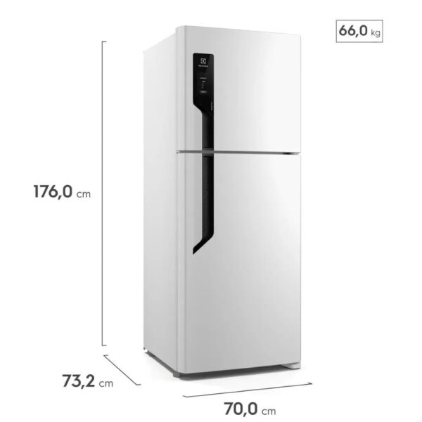 Geladeira Electrolux Frost Free 431L Efficient AutoSense Duplex Branca (TF70) - Image 2