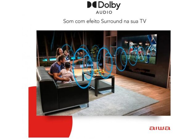 Smart TV 43” Full HD D-LED AIWA IPS Wi-Fi - Bluetooth Google Assistente 2 HDMI 2 USB - Image 7