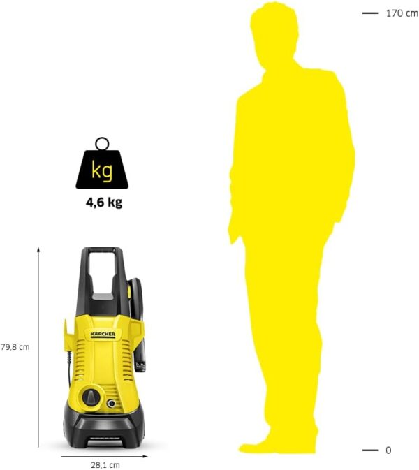 Kärcher Lavadora de Alta Pressão - K2 Plus - 1740 psi - Image 2