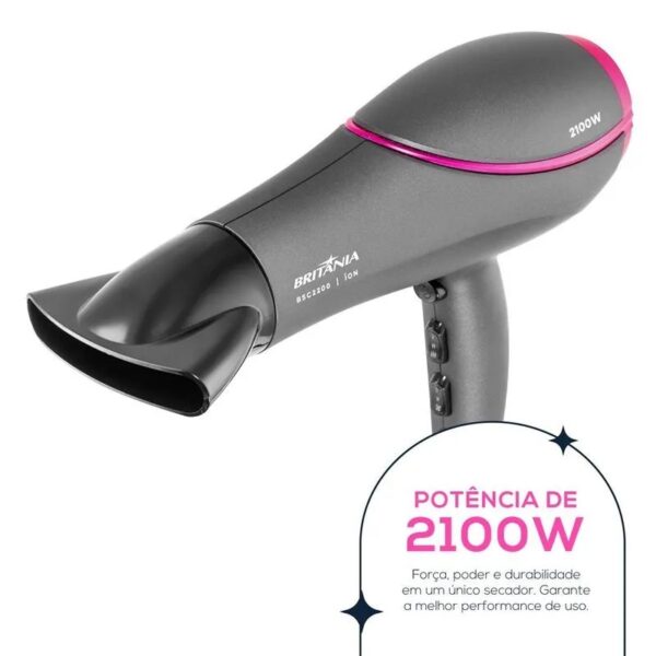 Secador de Cabelos Britânia Bivolt 2100W BSC2200 - Image 3