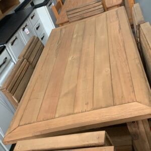 JOGO DE MESA COM 6 CADEIRAS 150X80 MADEIRA MOVEIS PIROLA