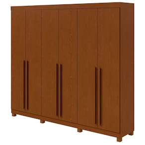 Guarda-Roupas Casal Bertha 6 Portas 6 Gavetas sem Espelho com Pés- Lopas - Móveis Lopas
