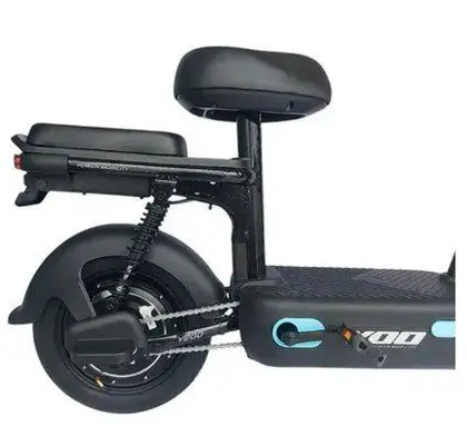 Bicicleta Elétrica YOO Y200 350WH - Preto/Azul - Imagem 3
