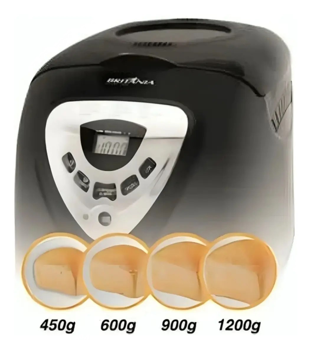 Panificadora Multipane 12 Programações Com Função Timer e Antiaderente Potência de 550 W Cor Preto Britânia - Imagem 3