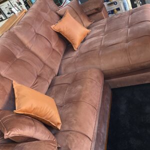 SOFA VERONA PLUS 2,50M PILLOW MARROM 19 IMPERIO ESTOFADOS