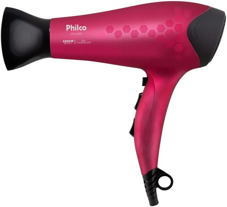 Secador de Cabelo Britânia PSC2350 Íons Tourmaline 110W Bivolt
