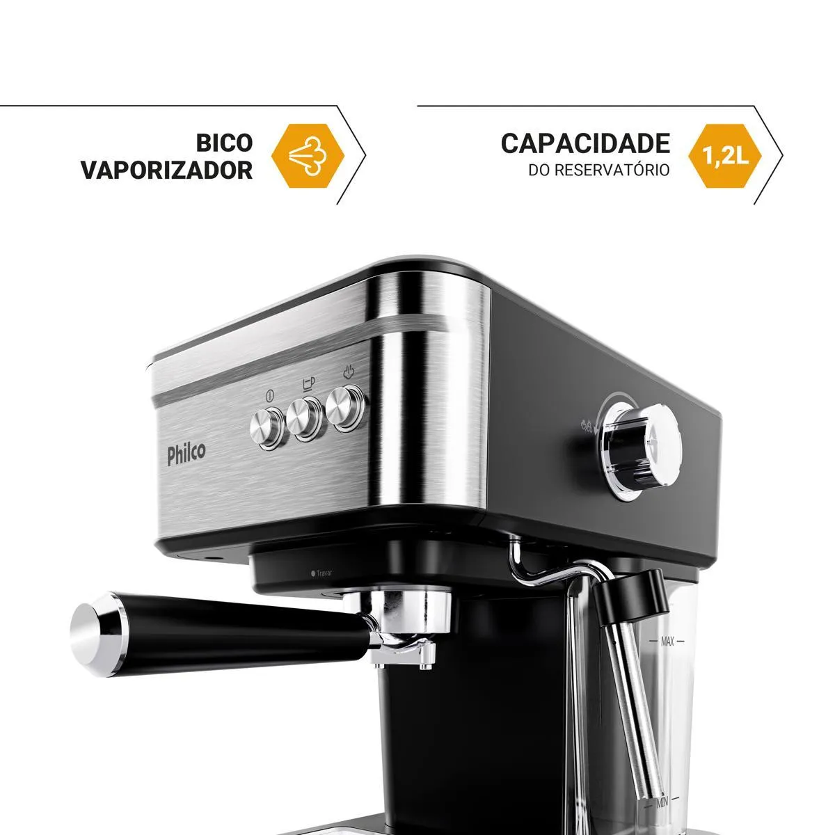 Cafeteira Expresso Philco 1,2L 20 Bar 950W PCF04A - Imagem 4
