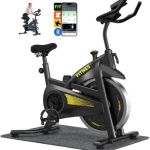 Bicicleta Spinning Com Roda De Inércia De 13kg Bicicleta de Spinning Personalizada, Bicicleta de Ciclismo Indoor para Fitness Suporta 150kg Sensor Cardíaco Monitor Digital Correia Silenciosa
