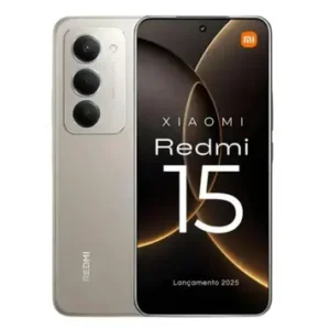 Smartphone Xiaomi Redmi 15 128GB 6GB RAM Dual SIM Tela 6.9 - Cinza Titanio
