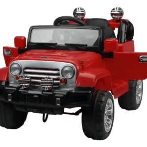 Jipe Eletrico Trilha Com Controle Remoto 12v - Bel vermelho