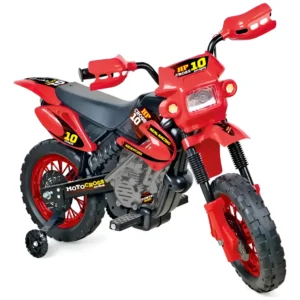 Moto Elétrica Infantil 6v Recarregável Motocross Resistente