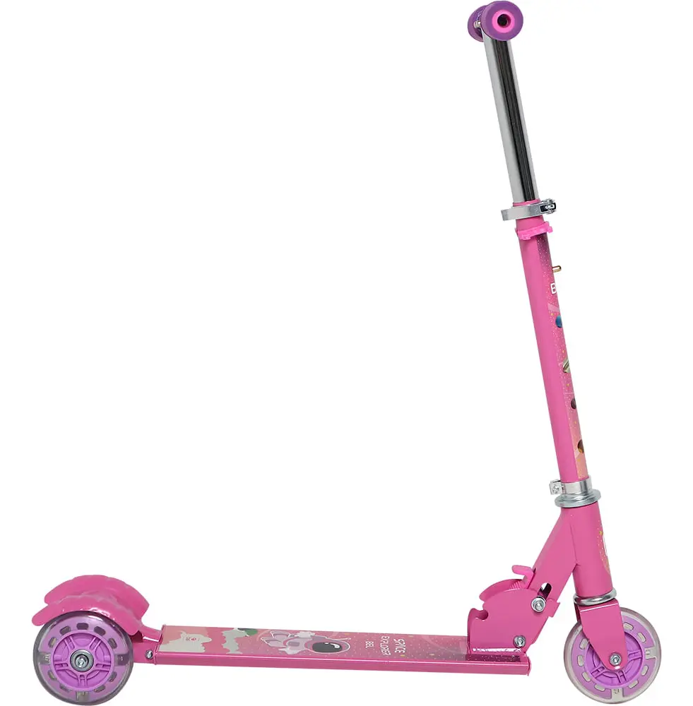 Patinete Infantil 3 Rodas Fly Rosa Bel Rosa - Imagem 2