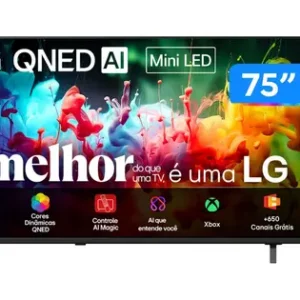 Smart TV 75" LG 4K Ultra HD QNED Mini LED 75QNED70BSA WebOS 26 2026
