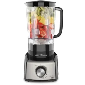 Liquidificador Britânia BLQ1380 com Filtro - 12 Velocidades 1200W Preto